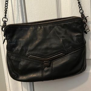 Botkier black leather crossbody bag